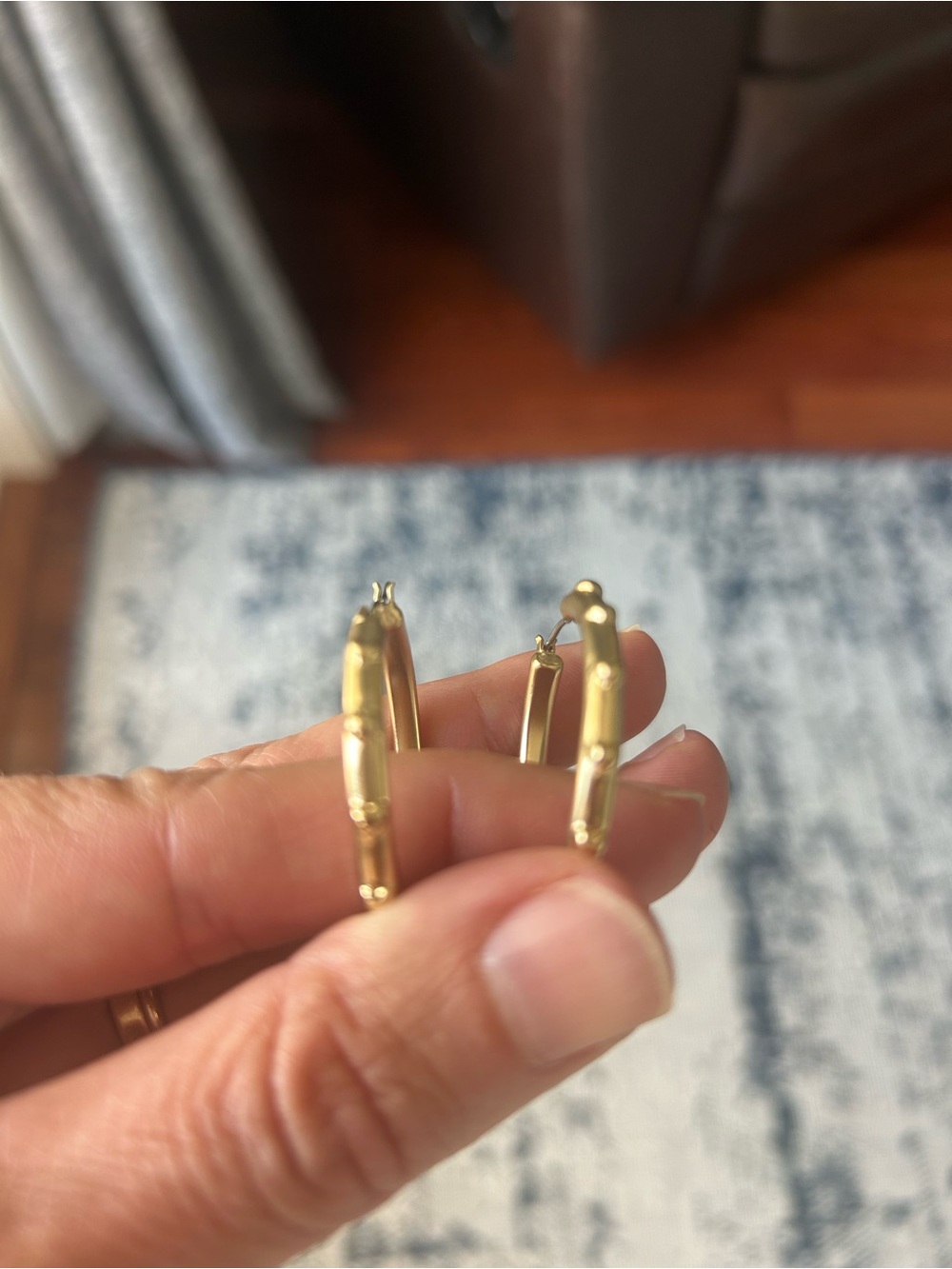 Lucky Brand Gold Hoop Earrings